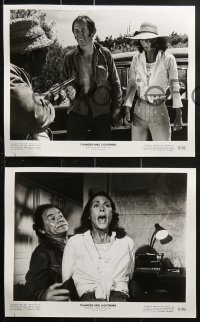 7x595 THUNDER & LIGHTNING 8 8x10 stills 1977 David Carradine & Kate Jackson, Roger Corman!