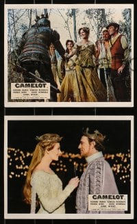 7x229 CAMELOT 5 color English FOH LCs 1968 Richard Harris as King Arthur, Redgrave as Guinevere!