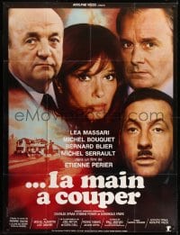 7y626 BLOODY MURDER French 1p 1975 Lea Massari, Michel Bouquet, La Main a Couper!