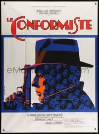 7y659 CONFORMIST French 1p 1971 Bernardo Bertolucci's Il Conformista, art by Piero Ermanno Iaia!