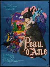 7y686 DONKEY SKIN French 1p 1970 Jacques Demy's Peau d'ane, best art of Deneuve by Jim Leon!