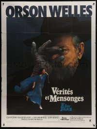 7y709 F FOR FAKE French 1p 1976 Orson Welles' Verites et mensonges, great image!
