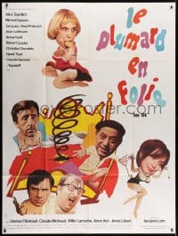 7y808 LE LIT ZE BAWDY BED French 1p 1974 Le Plumard En Folie, wacky image of top cast around bed!