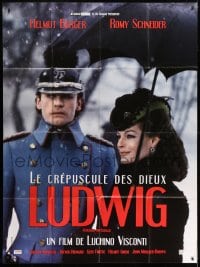 7y828 LUDWIG French 1p R2011 Visconti, Helmut Berger as the Mad King of Bavaria, Romy Schneider!