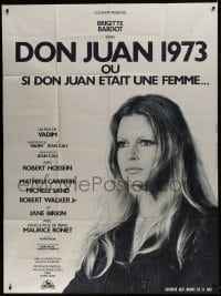 7y846 MS. DON JUAN French 1p 1973 great close up of sexy Brigitte Bardot, directed by Roger Vadim