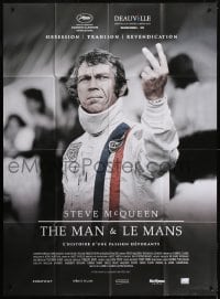 7y931 STEVE MCQUEEN THE MAN & LE MANS French 1p 2015 documentary about his car racing obsession!