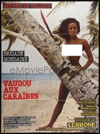 7y937 SUPER WITCH OF LOVE ISLAND French 1p 1980 sexy naked island beauty with bloody sword!
