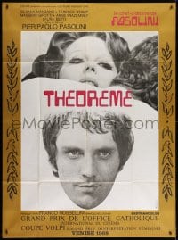 7y945 TEOREMA French 1p R1980s Pier Paolo Pasolini, sexy Silvana Mangano, Terence Stamp!
