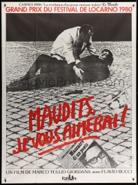 7y958 TO LOVE THE DAMNED French 1p 1981 Marco Tullio's Maledetti vi Amero, different image!