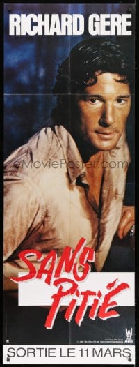 7y558 NO MERCY French door panel 1986 full-length close up of Richard Gere!