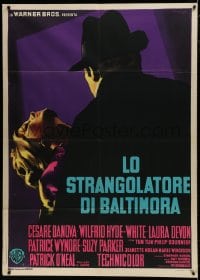 7y142 CHAMBER OF HORRORS Italian 1p 1966 different Giuliano Nistri art of the Baltimore Strangler!
