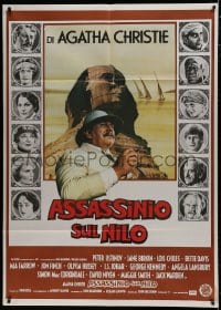 7y161 DEATH ON THE NILE Italian 1p 1978 Peter Ustinov, Jane Birkin & cast, Agatha Christie!