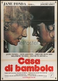 7y174 DOLL'S HOUSE Italian 1p 1973 Jane Fonda, Delphine Seyrig, directed by Joseph Losey!