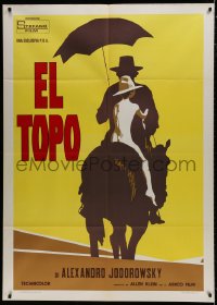 7y180 EL TOPO Italian 1p 1974 Alejandro Jodorowsky Mexican bizarre cult classic, different art!