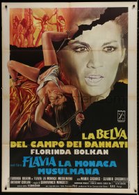 7y195 FLAVIA Italian 1p 1974 Gianfranco Mingozzi's Flavia, la monaca musulmana, Sciotti art!