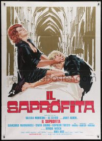 7y222 IL SAPROFITA Italian 1p 1974 Sergio Nasca's story of a parasitic relationship, sexy art!