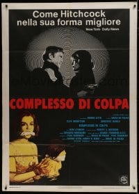 7y276 OBSESSION Italian 1p 1976 Brian De Palma, Paul Schrader, Genevieve Bujold tied & gagged!