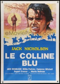 7y297 RIDE IN THE WHIRLWIND Italian 1p 1978 artwork of Jack Nicholson by man hanged in tree!