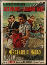 7y438 KILL A DRAGON Italian 2p 1968 Jack Palance, Fernando Lamas, Aldo Ray, different Colizzi art!