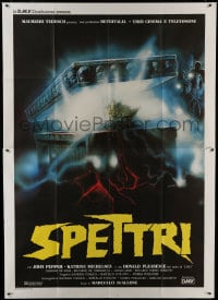 7y491 SPECTERS Italian 2p 1988 Spettri, great Enzo Sciotti art of monster emerging from tomb!