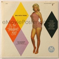 7y011 BIG HITS FROM THE FABULOUS '50S 33 1/3 RPM record 1957 sexy Jayne Mansfield, music by Lew Raymond Orchestra!