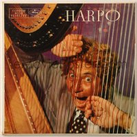 7y019 HARPO MARX 33 1/3 RPM record 1957 At the Harp With Orchestral Accompaniment!