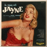 7y027 JAYNE MANSFIELD 33 1/3 RPM record 1958 An Evening with Jayne, music by Kurt Jensen & orchestra