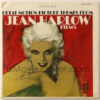 7y029 JEAN HARLOW 33 1/3 RPM soundtrack compilation record 1950s music from her movies, Deel art!
