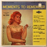 7y036 MOMENTS TO REMEMBER 33 1/3 RPM record 1950s sexy Tina Louise by Barry Kramer, volume 3!
