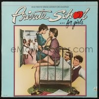 7y040 PRIVATE SCHOOL 33 1/3 RPM soundtrack record 1983 music from the original motion picture!