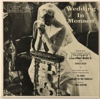 7y047 WEDDING IN MONACO 33 1/3 RPM soundtrack record 1956 Principe Rainier III & Miss Grace Kelly!