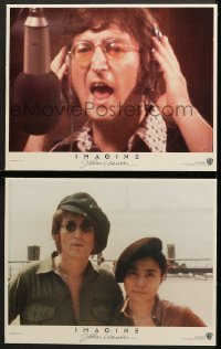 7z879 IMAGINE 2 LCs 1988 cool images of former Beatle John Lennon + Yoko Ono!
