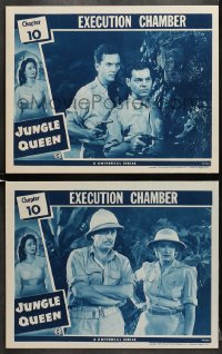 7z885 JUNGLE QUEEN 2 chapter 10 LCs 1945 Norris, Quillan, Dumbrill & Birell, Execution Chamber!