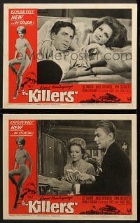 7z888 KILLERS 2 LCs 1964 Don Siegel, Hemingway, sexy Angie Dickinson, Ronald Reagan, Cassavetes!