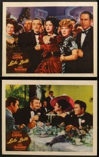 7z895 LULU BELLE 2 LCs 1948 great images of sexiest Dorothy Lamour & George Montgomery!