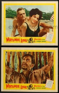 7z896 MACUMBA LOVE 2 LCs 1960 Reed, weird, shocking savagery in native jungle, voodoo queen!