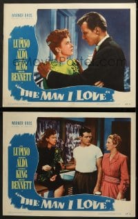7z901 MAN I LOVE 2 LCs 1947 Ida Lupino, Robert Alda with sexy Andrea King and Bennett!