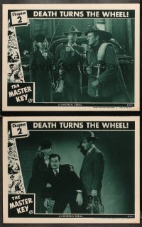 7z905 MASTER KEY 2 chapter 2 LCs 1945 Milburn Stone, Moore, Jan Wiley, Death Turns the Wheel!