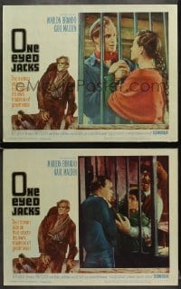 7z920 ONE EYED JACKS 2 LCs 1961 great images of star & director Marlon Brando!