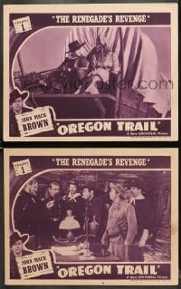 7z921 OREGON TRAIL 2 chapter 1 LCs 1939 Johnny Mack Brown, western serial, The Renegade's Revenge!