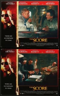 7z936 SCORE 2 LCs 2001 Frank Oz, great images of Robert De Niro, Edward Norton, Marlon Brando!