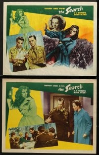 7z937 SEARCH 2 LCs 1948 Fred Zinnemann post-World War II refugee classic, young Montgomery Clift!