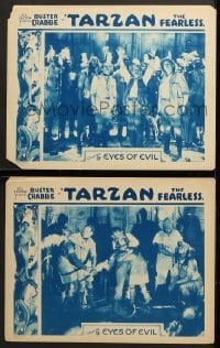 7z959 TARZAN THE FEARLESS 2 chapter 9 LCs 1933 Sol Lesser serial, Buster Crabbe, Eyes of Evil!