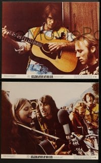 7z450 CELEBRATION AT BIG SUR 7 color 11x14 stills 1971 great images from the folk rock concert!