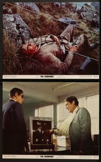 7z451 CHAIRMAN 7 color 11x14 stills 1969 Intelligence can't keep Gregory Peck alive much longer!