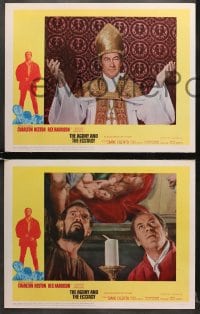 7z048 AGONY & THE ECSTASY 8 LCs 1965 Charlton Heston & Rex Harrison, directed by Carol Reed!