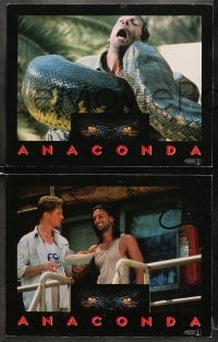 7z054 ANACONDA 8 LCs 1997 Jon Voight, Jennifer Lopez, Ice Cube, Owen Wilson, giant snake!