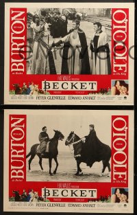 7z074 BECKET 8 LCs 1964 Richard Burton in the title role, Peter O'Toole, directed by Peter Glenville