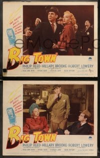 7z081 BIG TOWN 8 LCs 1946 Philip Reed & Hillary Brooke, they thrilled millions, rare complete set!