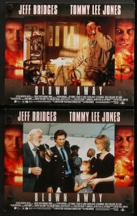 7z086 BLOWN AWAY 8 LCs 1994 Jeff Bridges, Tommy Lee Jones, Lloyd Bridges, Forest Whitaker!